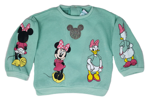 Maglione Minnie Mouse DISNEY Maglietta Neonata Sun City - Vh0003turchese