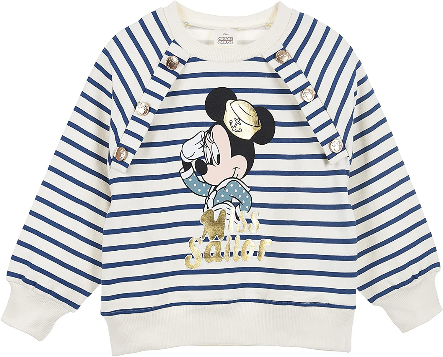 Maglione Minnie Mouse DISNEY Maglietta Bambina Sun City - Vh1079blu