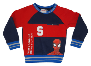 Maglione Spiderman MARVEL Maglietta Bambino Sun City - Vh1055blu