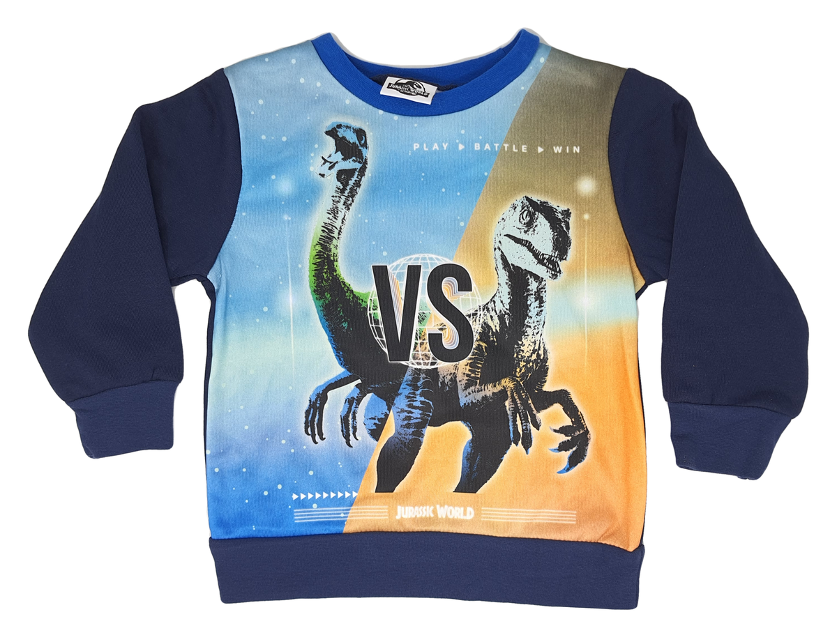 Tuta Maglione Pantalone Jurassic World Bambino Sun City - Vh1179blu