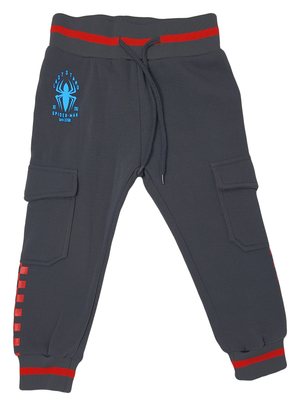 Tuta Felpa con Zip e Cappuccio Pantalone Spiderman MARVEL Bambino Sun City - Vh1159grigio