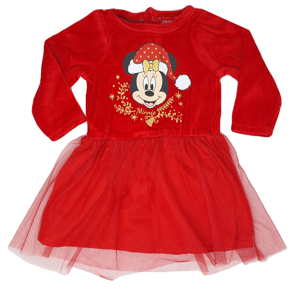 Scamiciata Natalizia Minnie Mouse DISNEY Neonata Sun City - Vh0049
