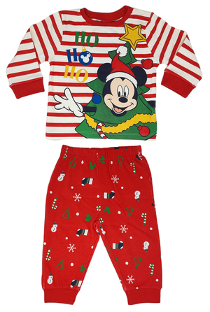 Pigiama Natalizio Mickey Mouse DISNEY Topolino Neonato Sun City - Vh0348rosso
