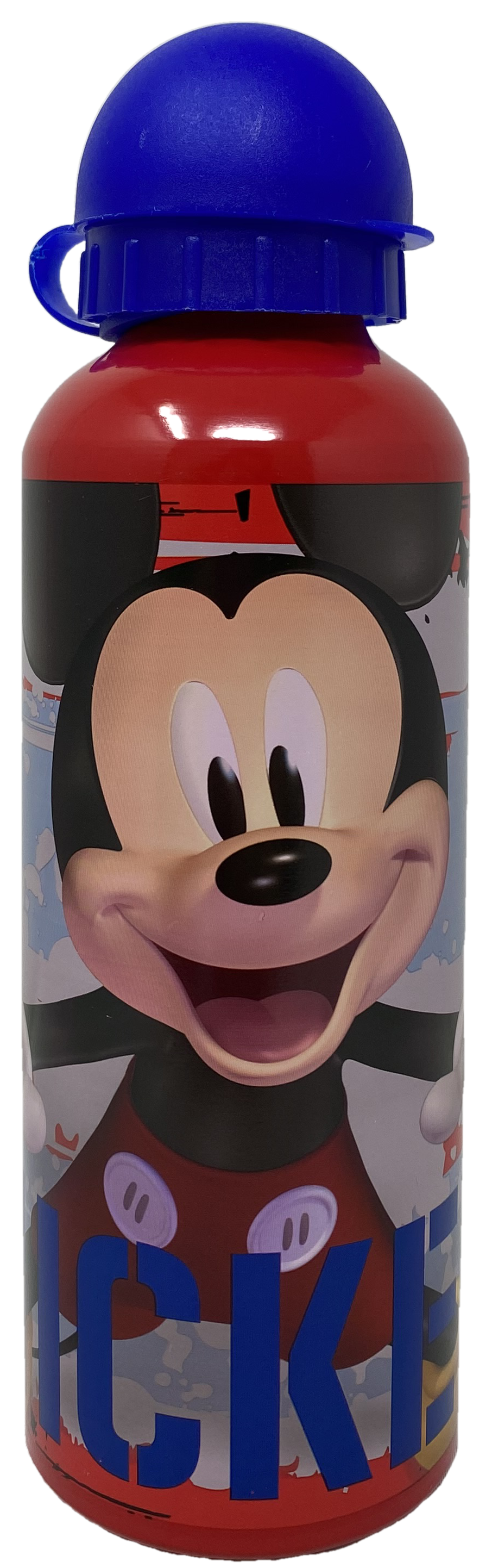 Borraccia in Alluminio Mickey Mouse DISNEY Topolino con Beccuccio e Coperchio 500 Ml - D04286mc/b