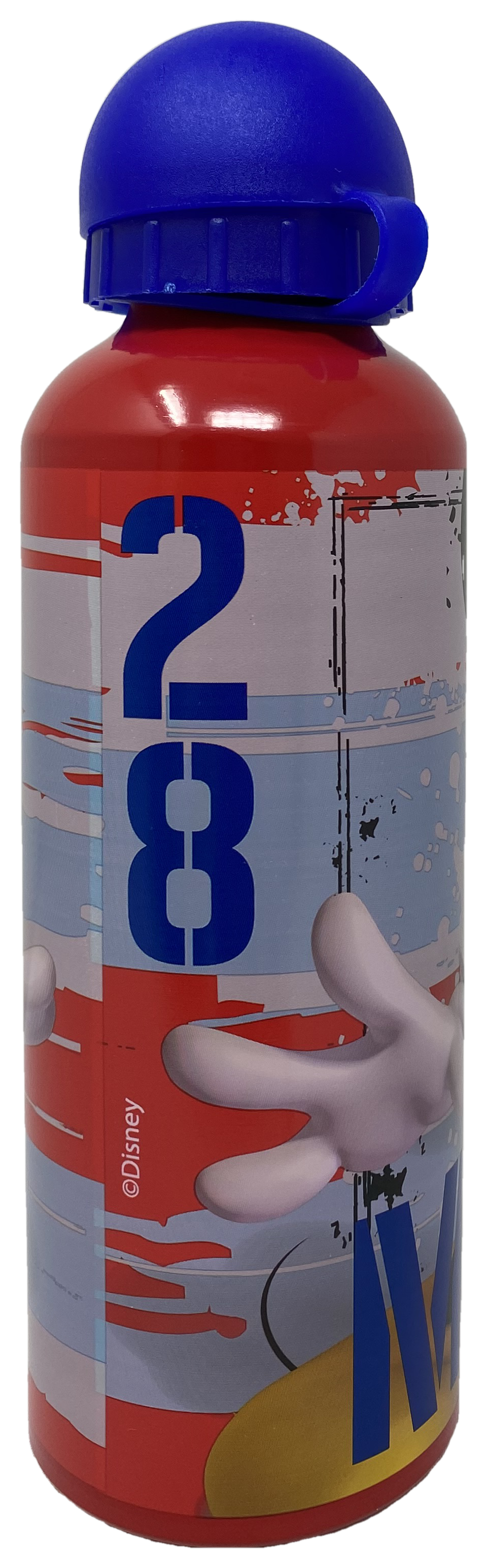 Borraccia in Alluminio Mickey Mouse DISNEY Topolino con Beccuccio e Coperchio 500 Ml - D04286mc/b