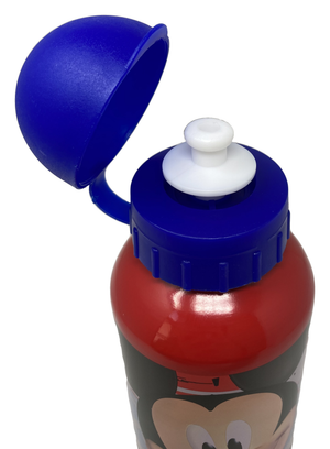 Borraccia in Alluminio Mickey Mouse DISNEY Topolino con Beccuccio e Coperchio 500 Ml - D04286mc/b