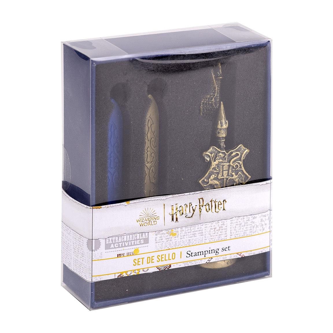 Set Ceralacca Harry Potter Hogwarts 3 Pezzi 2 Stecche di Cera Timbro e Sigillo - 0474