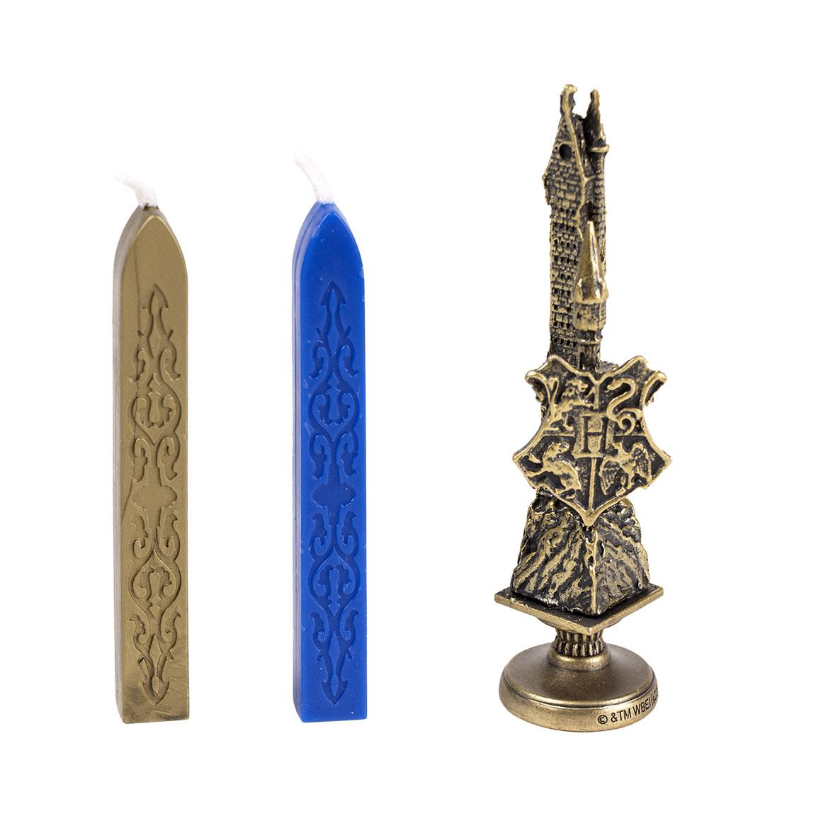 Set Ceralacca Harry Potter Hogwarts 3 Pezzi 2 Stecche di Cera Timbro e Sigillo - 0474