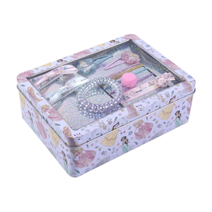 Set Accessori Capelli Principesse DISNEY 10 Pezzi in Scatola di Latta - 1910