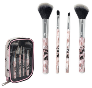 Set Pennelli per il Trucco Minnie Mouse DISNEY 4 Pennelli con Pochette - 2352