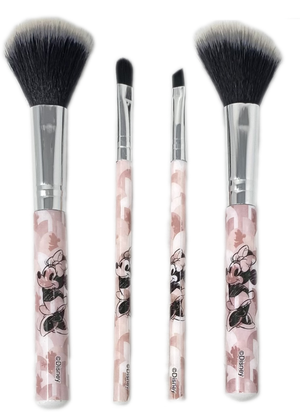 Set Pennelli per il Trucco Minnie Mouse DISNEY 4 Pennelli con Pochette - 2352