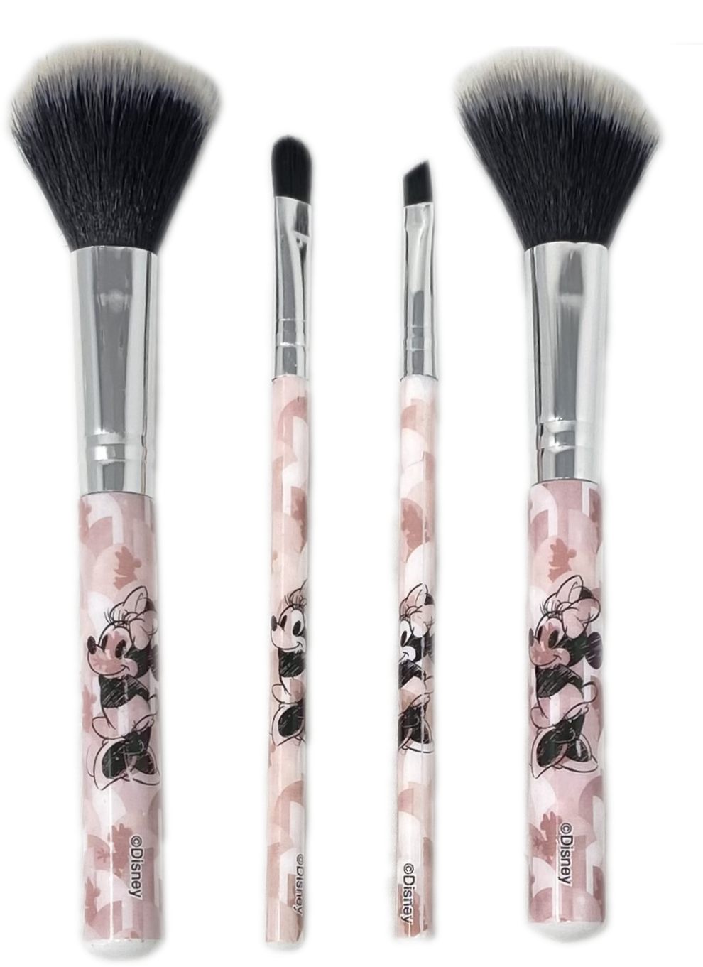 Set Pennelli per il Trucco Minnie Mouse DISNEY 4 Pennelli con Pochette - 2352