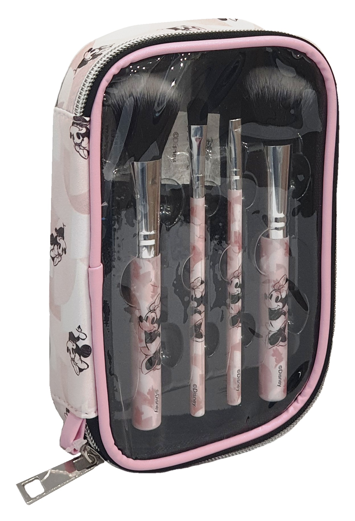 Set Pennelli per il Trucco Minnie Mouse DISNEY 4 Pennelli con Pochette - 2352
