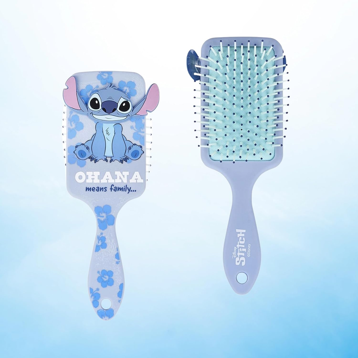 Spazzola Piatta per Capelli Lilo & Stitch DISNEY 22 CM con Personaggio 3d- 2349