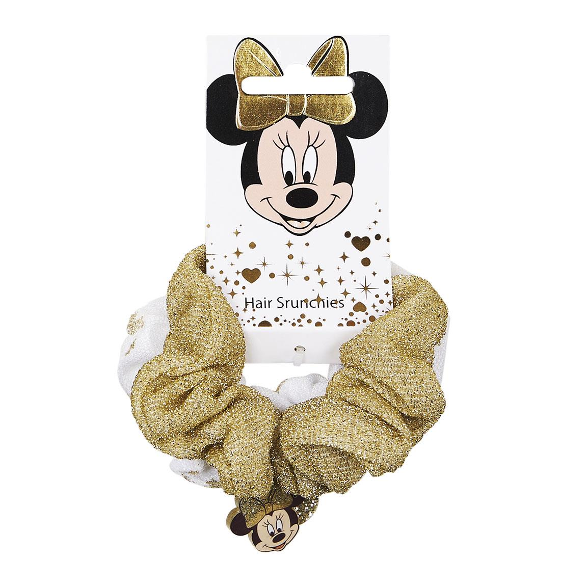 Set Accessori per Capelli Minnie Mouse DISNEY 4 Pezzi Cerchietto Mollette Scrunchies