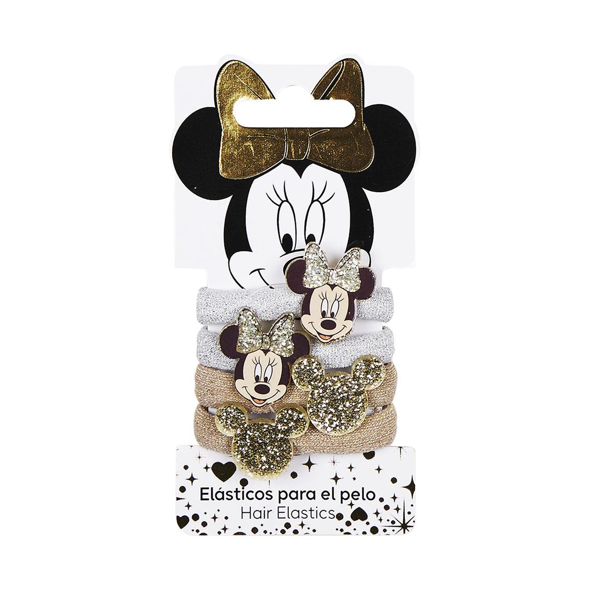 Set Accessori per Capelli Minnie Mouse DISNEY 4 Pezzi Cerchietto Mollette Codini