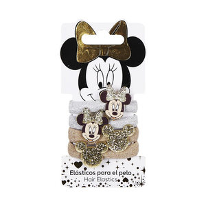 Set Accessori per Capelli Minnie Mouse DISNEY 4 Pezzi Cerchietto Mollette Codini