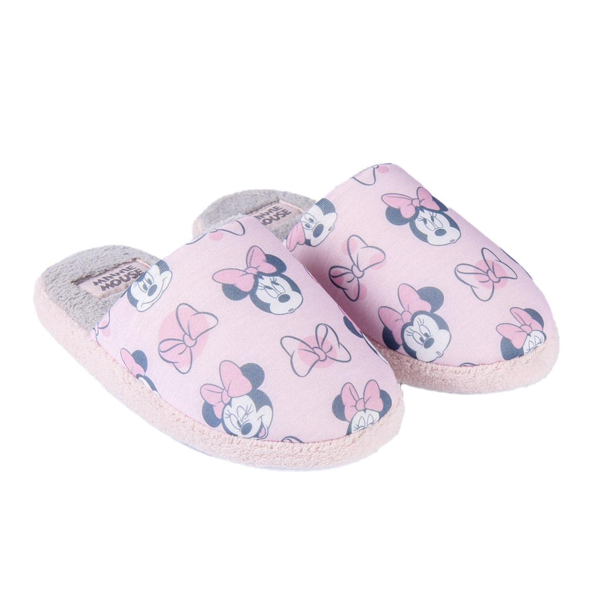 Pantofole Invernali Minnie Mouse DISNEY Antiscivolo Ciabatte a Punta Chiusa - 5487
