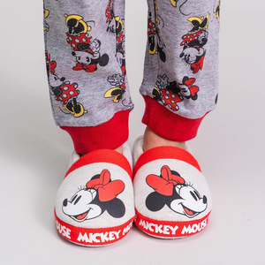 Pantofole Invernali Minnie Mouse DISNEY Antiscivolo Scarpe Pantofole Chiuse - 5551