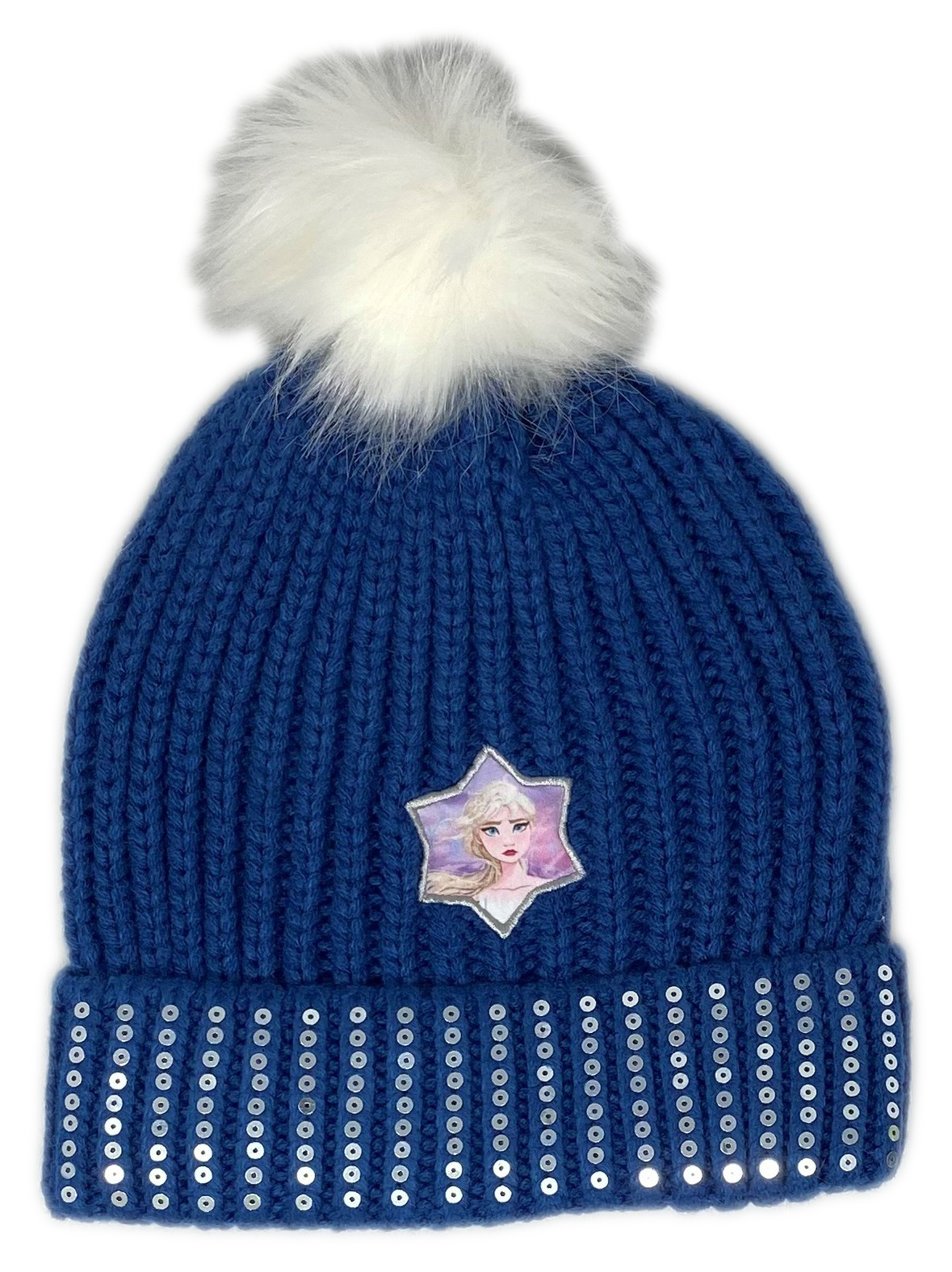 Cappello Invernale con Pon Pon Frozen Ii DISNEY Elsa Taglia Unica - 5909