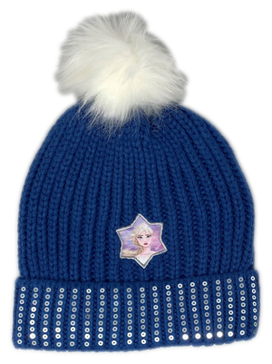 Cappello Invernale con Pon Pon Frozen Ii DISNEY Elsa Taglia Unica - 5909