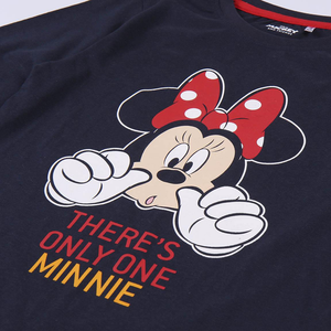 Pigiama Invernale Minnie Mouse DISNEY 100% Cotone Jersey Bambina - 8148