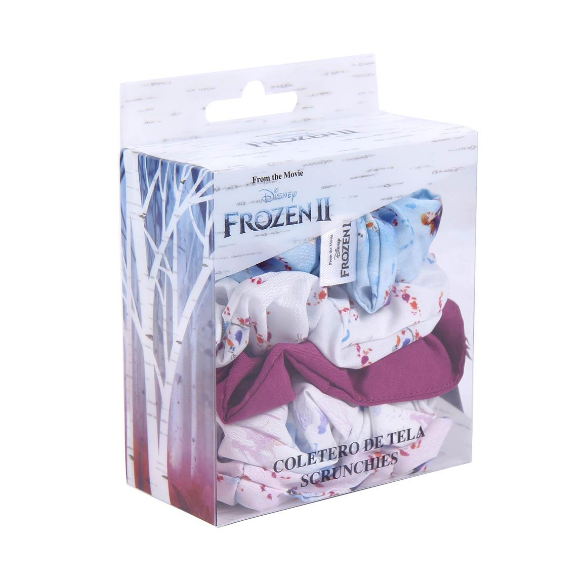 Scrunchies Frozen Ii DISNEY Elastici per Capelli in Tela 5 Pezzi in Confezione - 1918