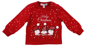 T-Shirt Natalizia M.l. Maglietta Yours Culla Neonata Bambina 100% Co - Y7358