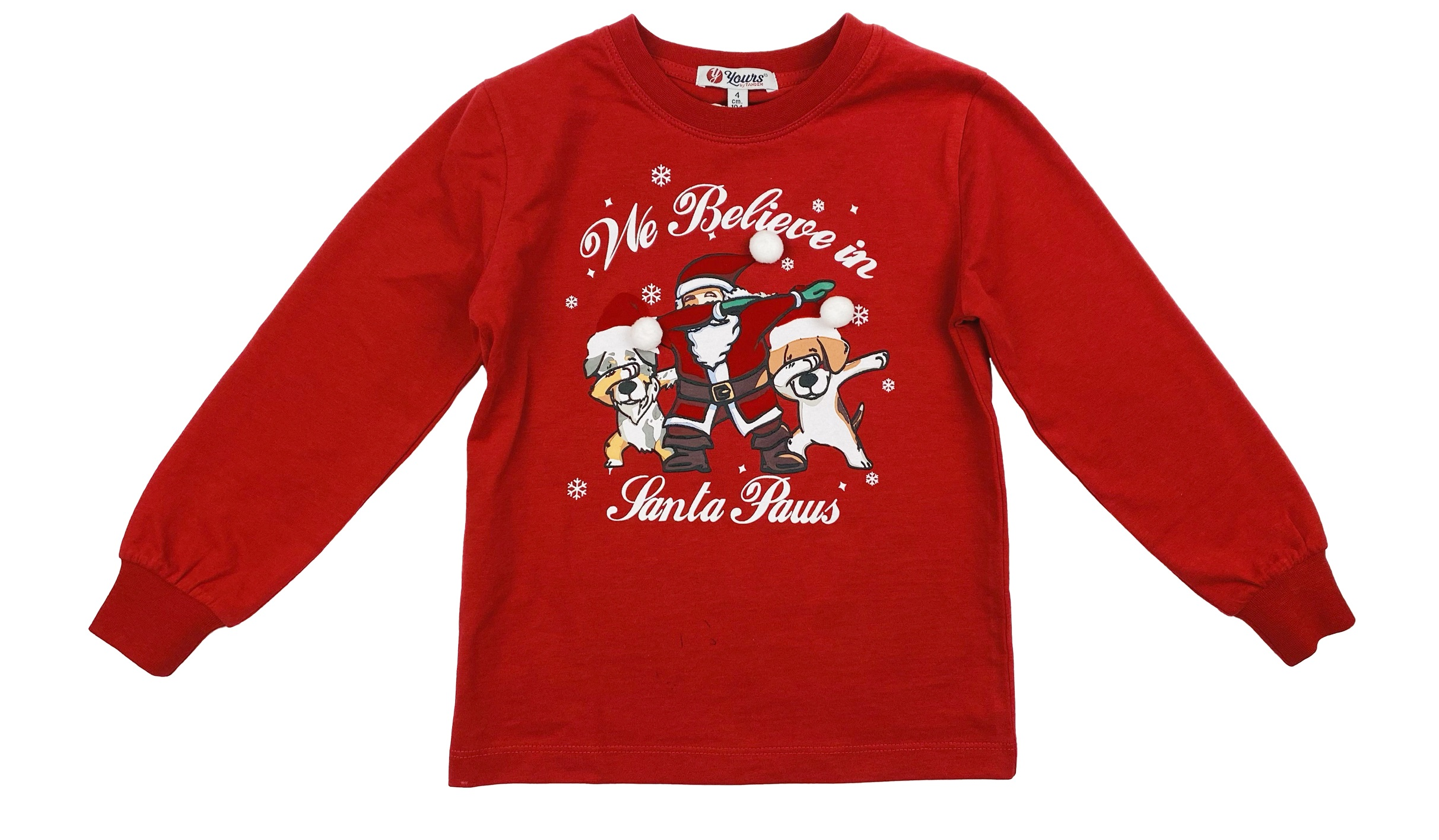 T-Shirt Natalizia M.l. Maglietta Yours Baby Bambina - Y7409