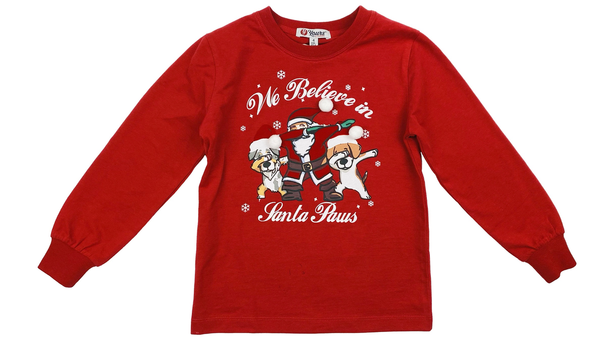 T-Shirt Natalizia M.l. Maglietta Yours Baby Bambina - Y7409