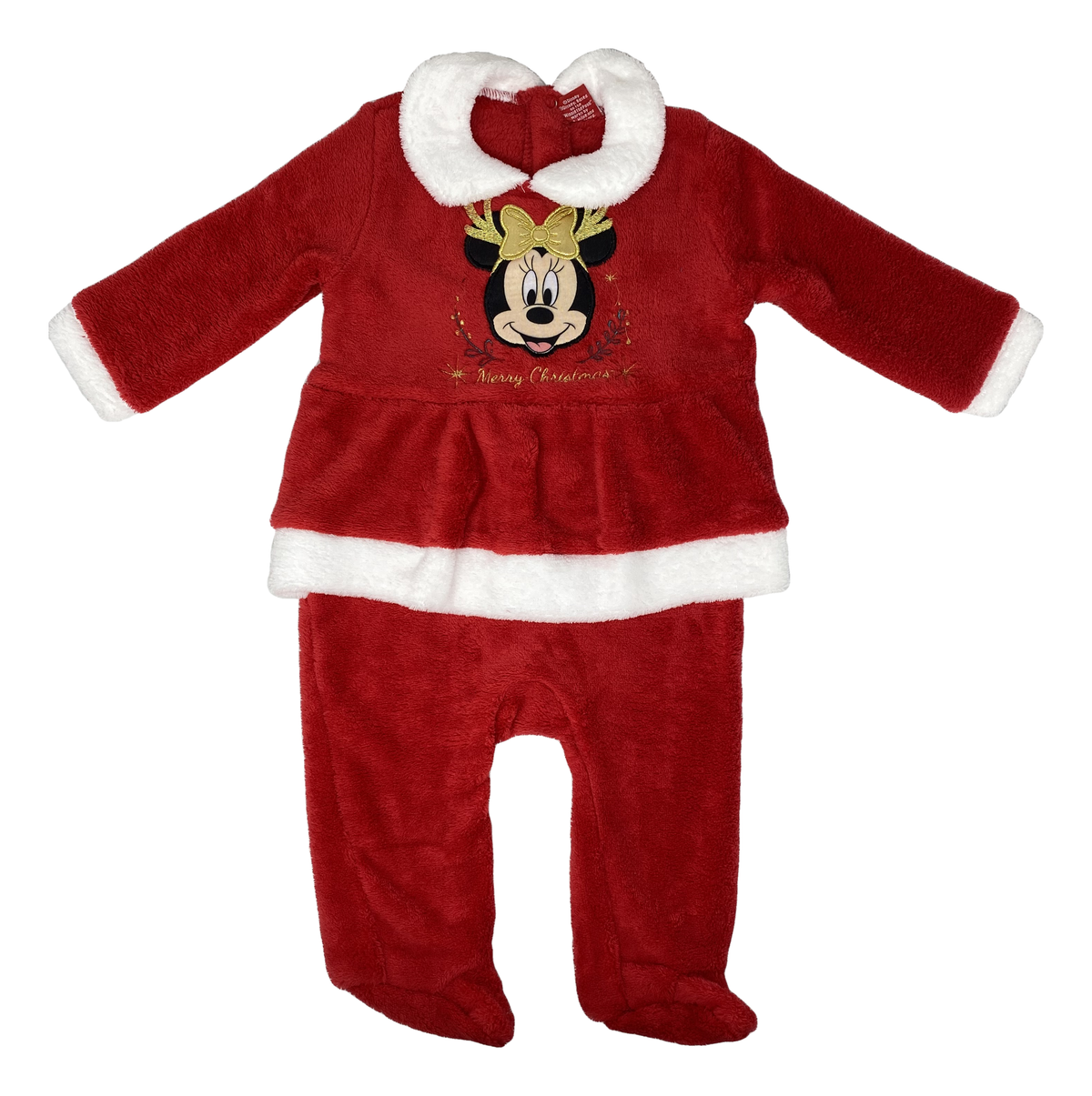 Tutina Natalizia Minnie Mouse DISNEY Pigiama Neonata Sun City - Vh0345