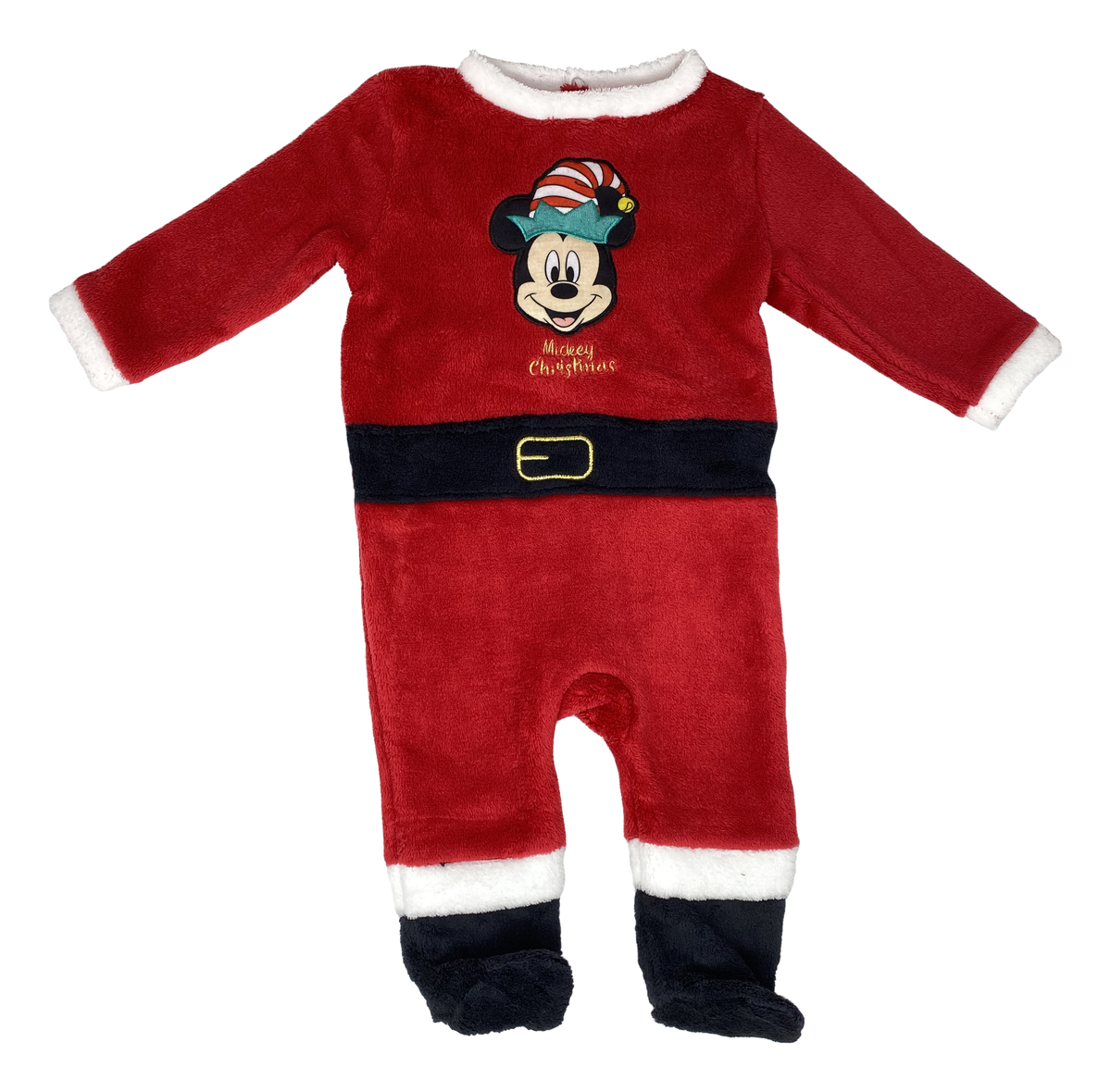 Tutina Natalizia Mickey Mouse DISNEY Topolino Pigiama Neonato Sun City - Vh0347