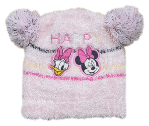 Cappello Invernale con 2 Pon Pon Minnie Mouse DISNEY Neonata Sun City - Vh4002rosa