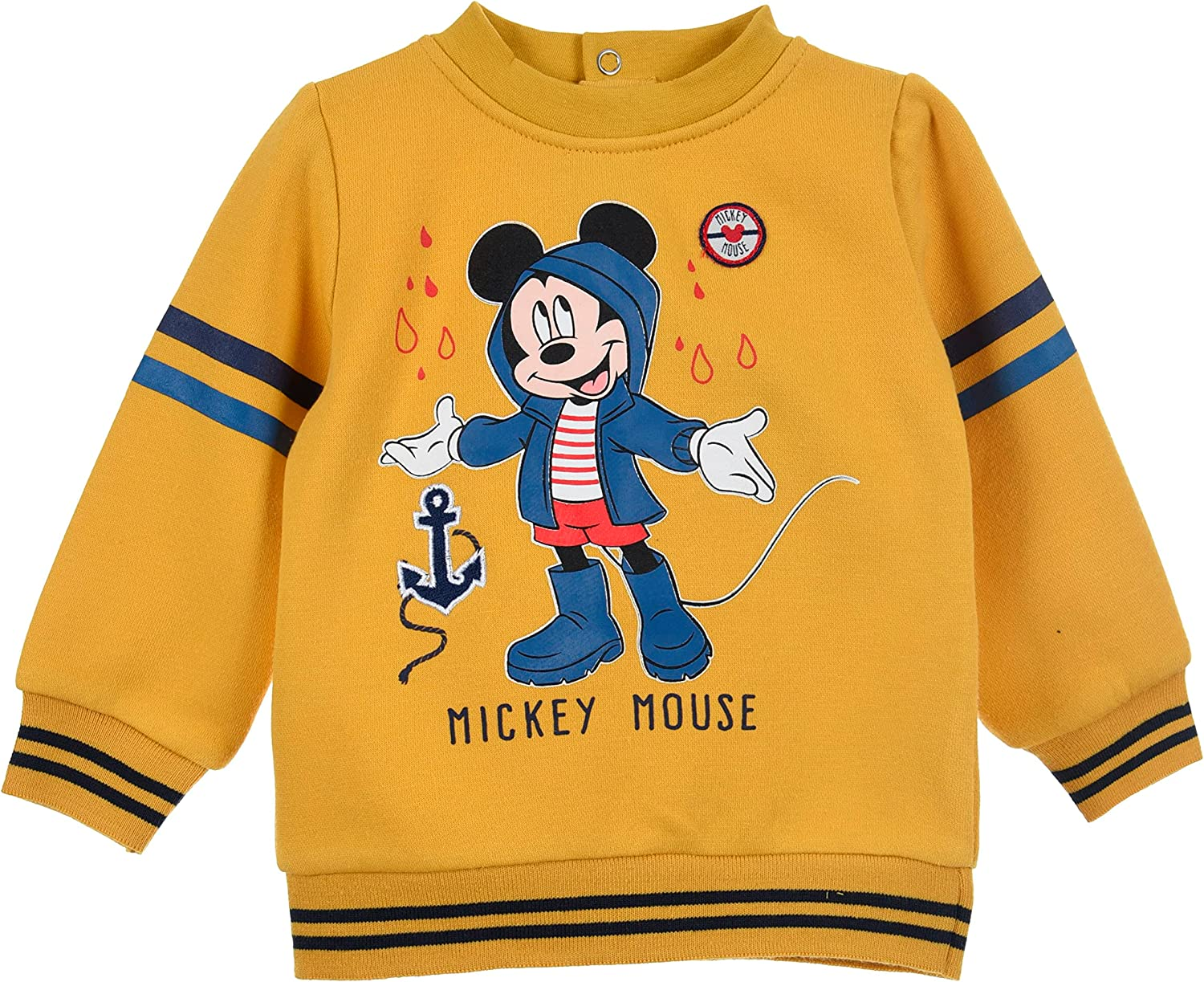 Maglione Mickey Mouse DISNEY Topolino Maglietta Neonato Sun City - Vh0017senape