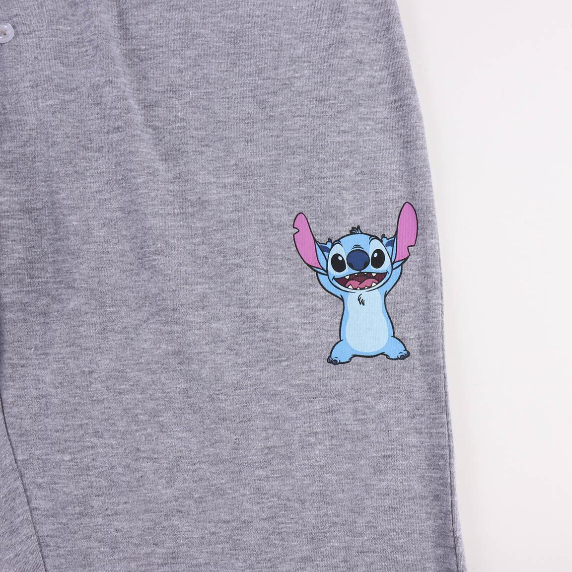 Pigiama Invernale Stitch DISNEY Lilo & Stitch 100% Cotone Jersey Adulto - 0345