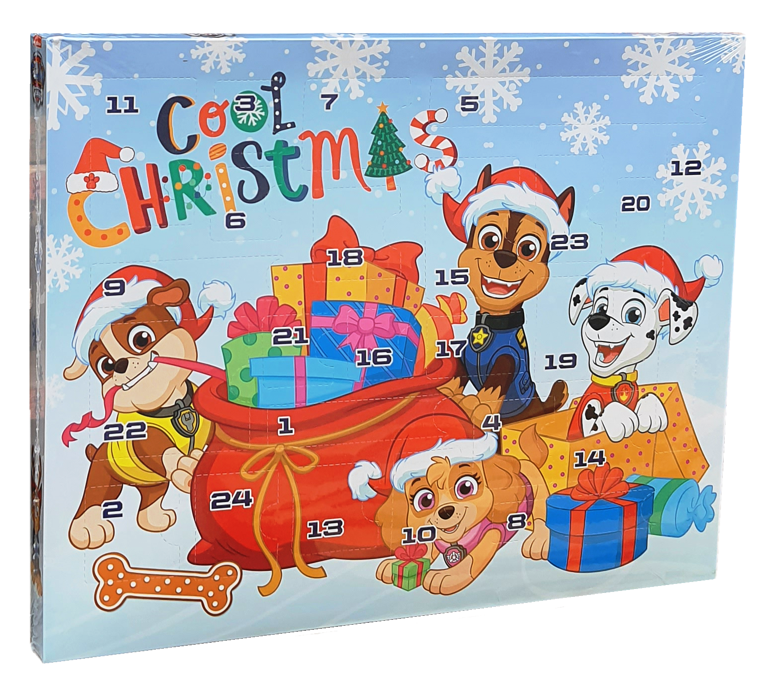 Calendario Dell'avvento Paw Patrol 24 Pezzi Accessori Bigiotteria Cancelleria - Pw19729