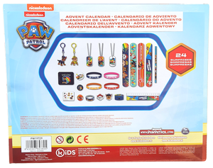 Calendario Dell'avvento Paw Patrol 24 Pezzi Accessori Bigiotteria Cancelleria - Pw19729