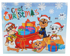 Calendario Dell'avvento Paw Patrol 24 Pezzi Accessori Bigiotteria Cancelleria - Pw19729
