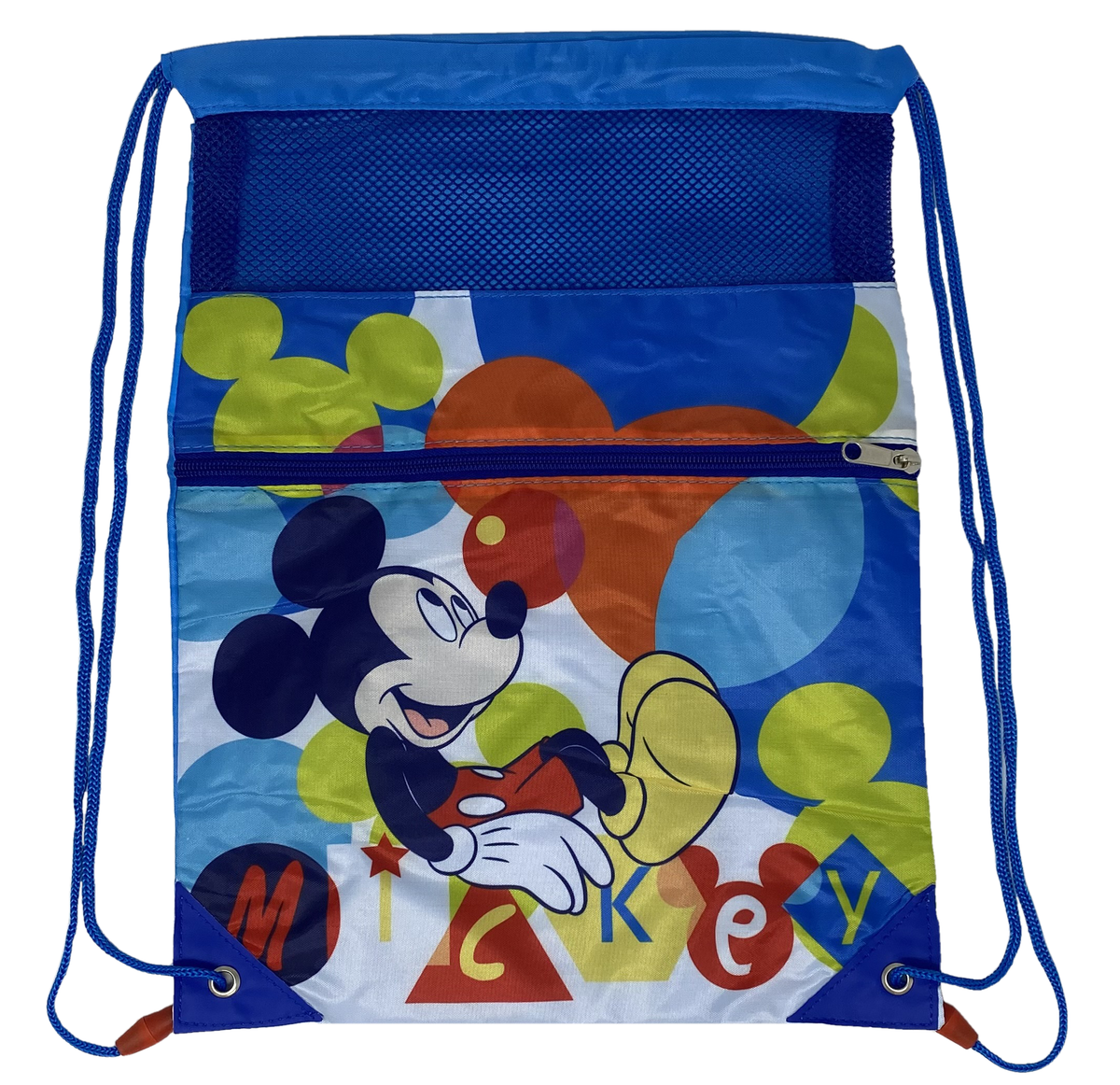 Sacca Mickey Mouse DISNEY Topolino con Chiusura a Coulisse Tasca Frontale Borsa Tempo Libero Palestra Cm. 40x30 - Wd22216