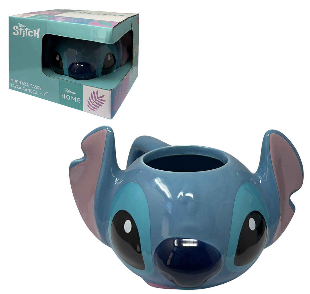 Tazza 3d Stitch DISNEY in Ceramica 385 Ml in Confezione - Stt78907