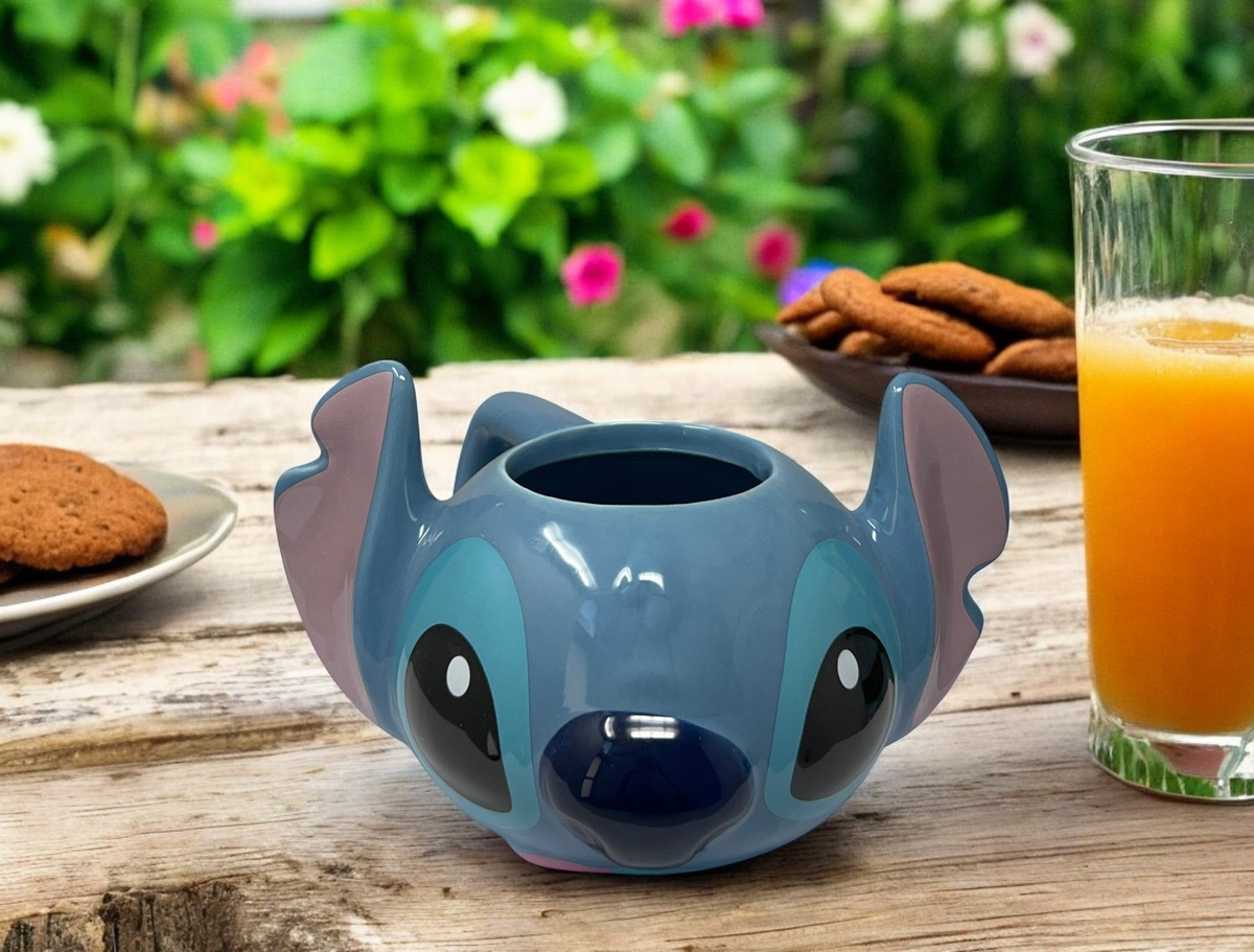 Tazza 3d Stitch DISNEY in Ceramica 385 Ml in Confezione - Stt78907