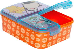 Portamerenda Multiscomparto Pokémon Porta Pranzo Scuola Tempo Libero - St08020