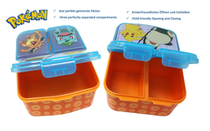 Portamerenda Multiscomparto Pokémon Porta Pranzo Scuola Tempo Libero - St08020