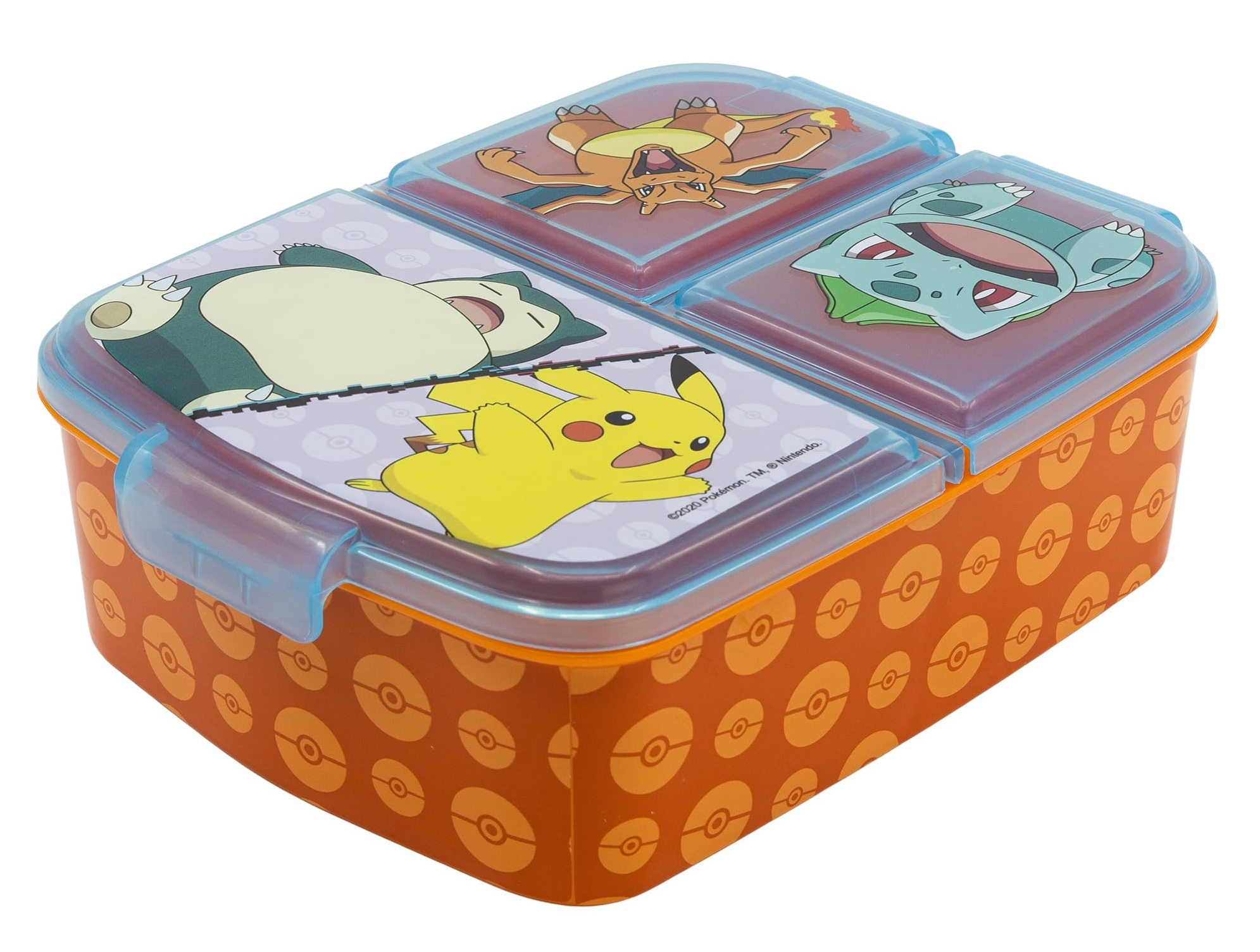 Portamerenda Multiscomparto Pokémon Porta Pranzo Scuola Tempo Libero - St08020