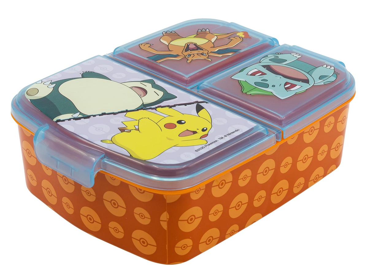 Portamerenda Multiscomparto Pokémon Porta Pranzo Scuola Tempo Libero - St08020