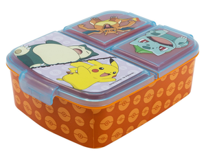 Portamerenda Multiscomparto Pokémon Porta Pranzo Scuola Tempo Libero - St08020