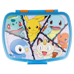 Set Bicchiere con Cannuccia e Portamerenda Pokémon 2 Pezzi in Plastica Riutilizzabile Bpa Free