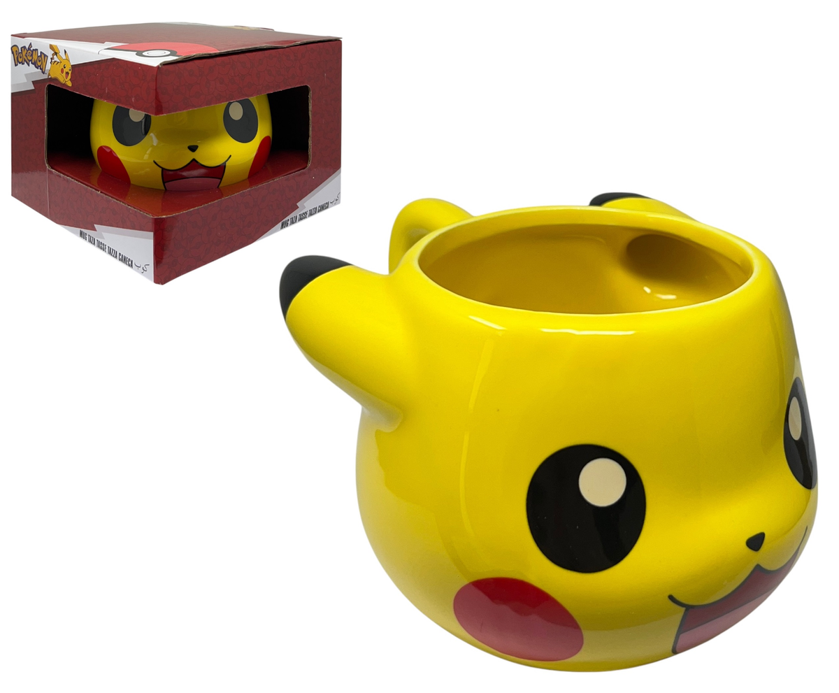 Tazza 3d Pikachu Pokémon in Ceramica 500 Ml in Confezione - Stt44674