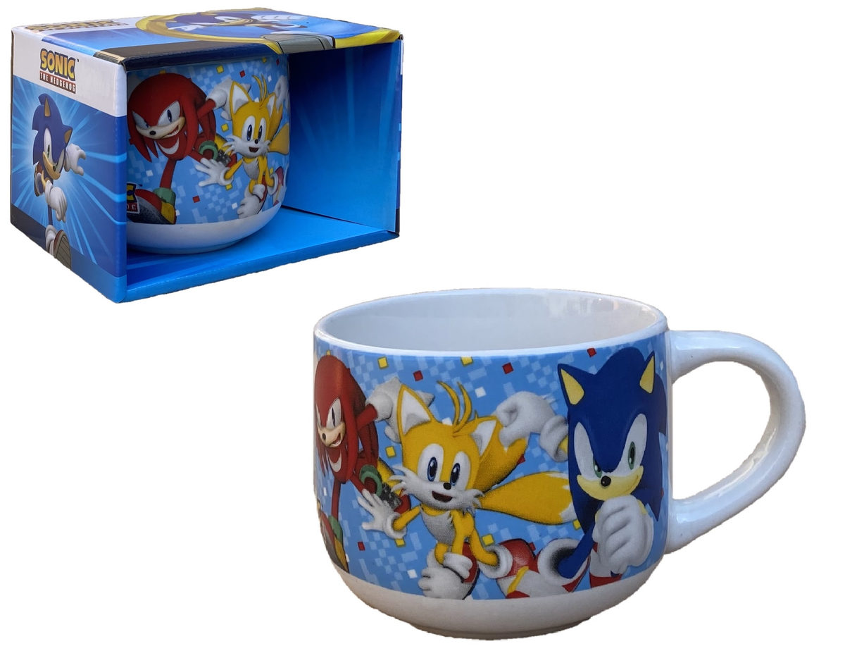 Tazza Larga Jumbo Sonic in Ceramica 380 Ml Confezione Regalo -  Sn5185mc
