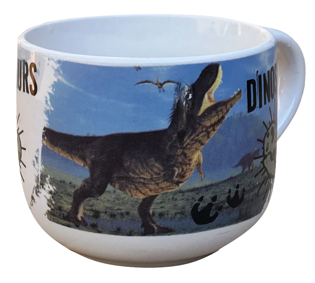 Tazza Larga Jumbo Dinosauri in Ceramica 380 Ml Confezione Regalo -  X05570mc